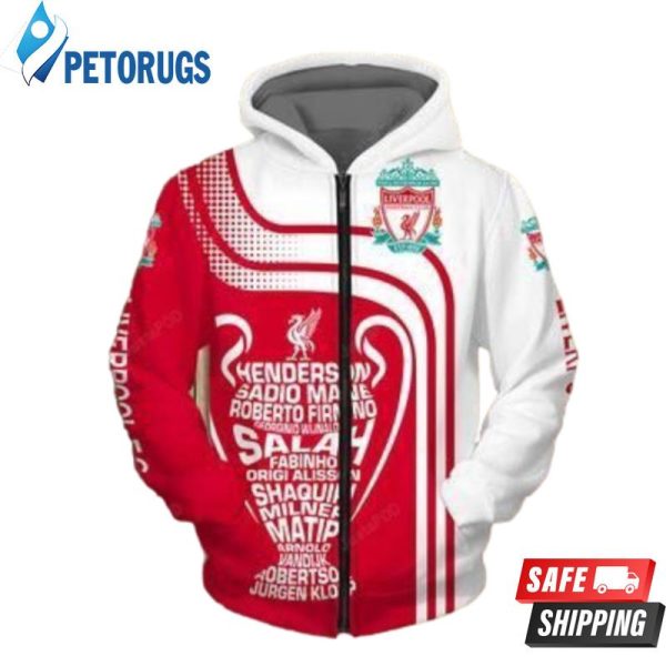 Liverpool And Pered Custom Liverpool Graphic 3D Hoodie