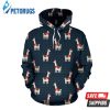 Llama With Polka Dot Themed 3D Hoodie