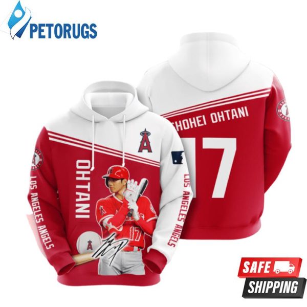 Los Angeles Angels Shohei Ohtani 17 3D Hoodie