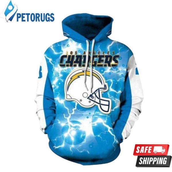 Los Angeles Chargers Team Uniform 3D Hoodie