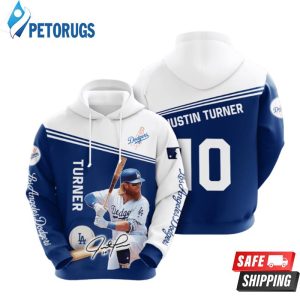 Los Angeles Dodgers Justin Turner 3D Hoodie