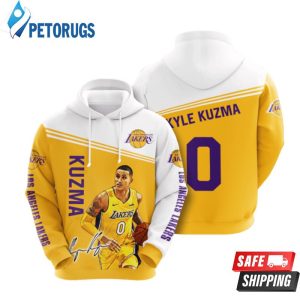 Los Angeles Lakers Kyle Kuzma 3D Hoodie