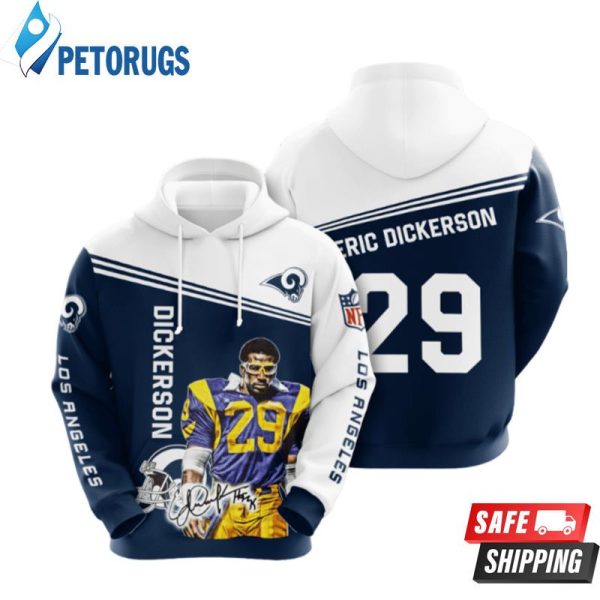 Los Angeles Rams Eric Dickerson 29 3D Hoodie