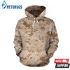 Marine Military Camouflage Camo Pattern 3D Hoodie