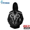 Marvel Comics Unlimited Symbiote Spider Man Cosplay 3D Hoodie