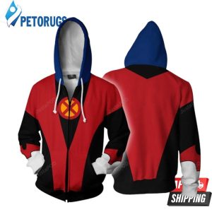 Marvel Comics X Nightcrawler Cosplay 3D Hoodie