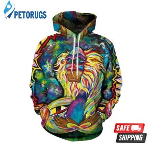 Men Psychedelic Monkey Autumn Winter Women Mens Cap Tracksuit Sudaderas Hombre 3D Hoodie