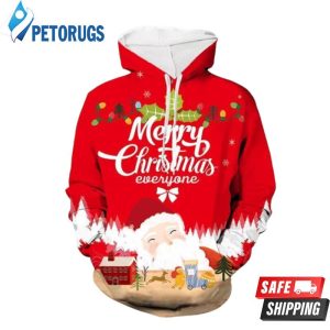 Merry Christmas 3D Hoodie