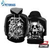 Metallica Skull Combatant Metallica Metallica 3D Hoodie