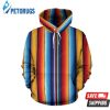 Mexican Blanket Stripe Pattern 3D Hoodie