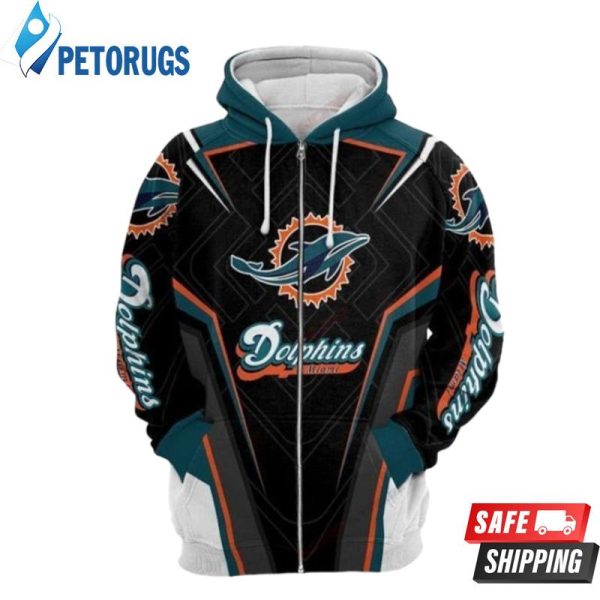 Miami Dolphins Saints 3D Hoodie