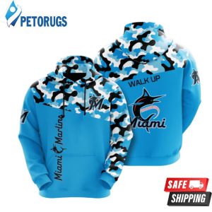 Miami Marlins 3D Hoodie