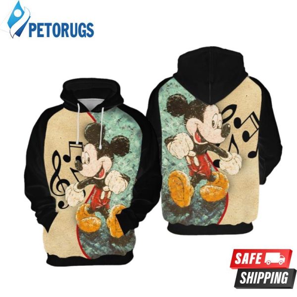 Mickey Dancing 3D Hoodie