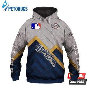 Milwaukee Brewers And Pered Custom Milwaukee Brewers Graphic 3D Hoodie