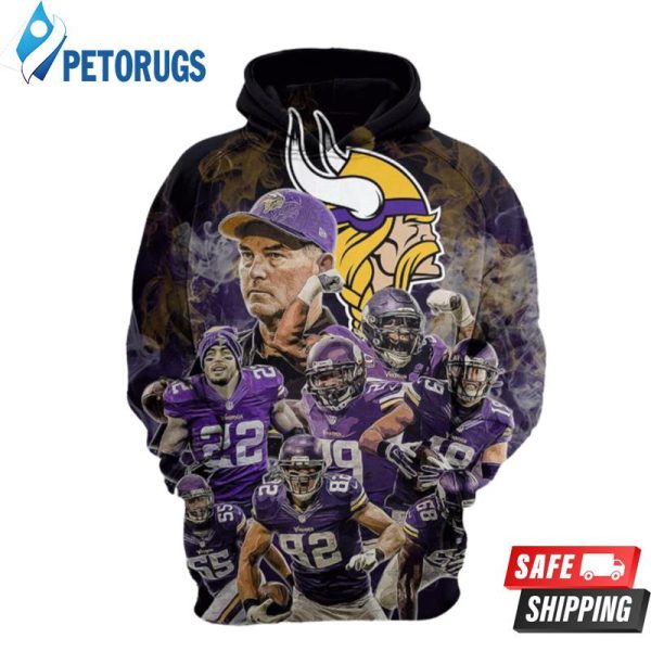 Minnesota Vikings Minnesota Vikings Nfl Minnesota Vikings Apparel 19666 3D Hoodie