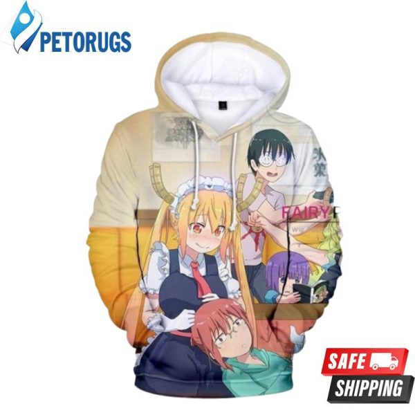 Miss Kobayashi Dragon Maid Kobayashi Tooru 3D Hoodie