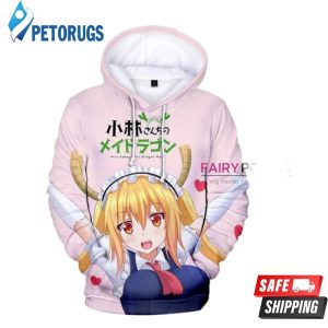 Miss Kobayashi Dragon Maid Tooru B 3D Hoodie