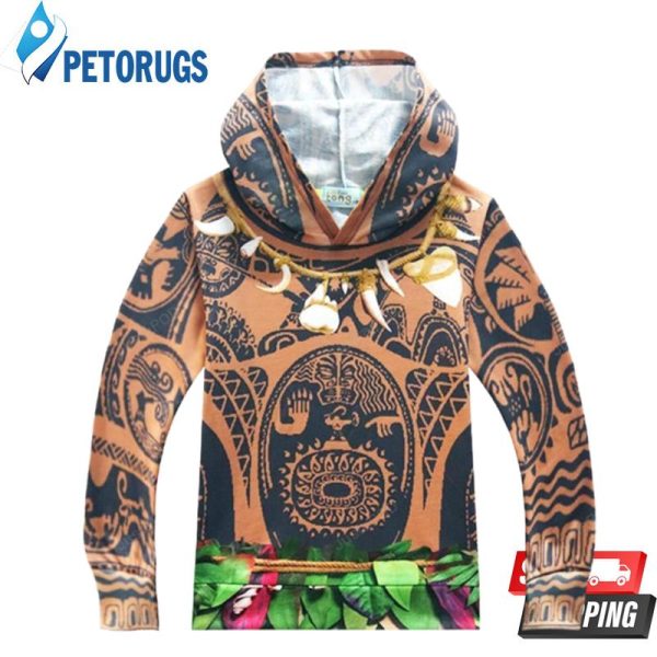 Moana Adventure Maui Boys S 3D Hoodie