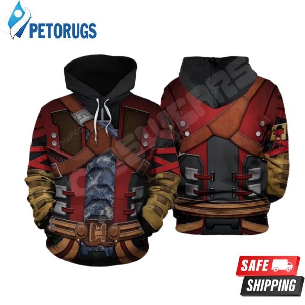 Mortal Kombat Kenshi 3D Hoodie