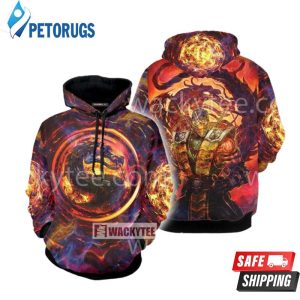 Mortal Kombat Scorpion 382 3D Hoodie