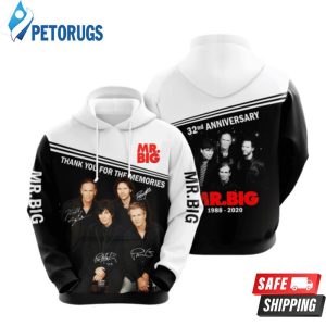 Mr Big 32Nd Anniversary 1988 2020 3D Hoodie