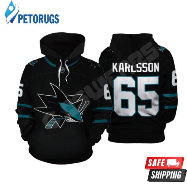 National Hockey League Karlsson Jersey 3D Hoodie