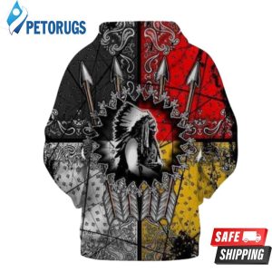 Native American Chief 3D Hoodie