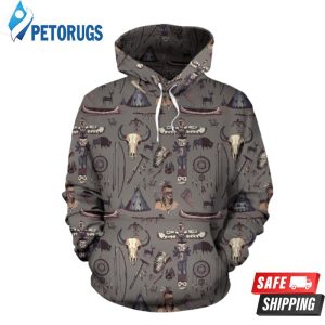 Native Indian Life 3D Hoodie