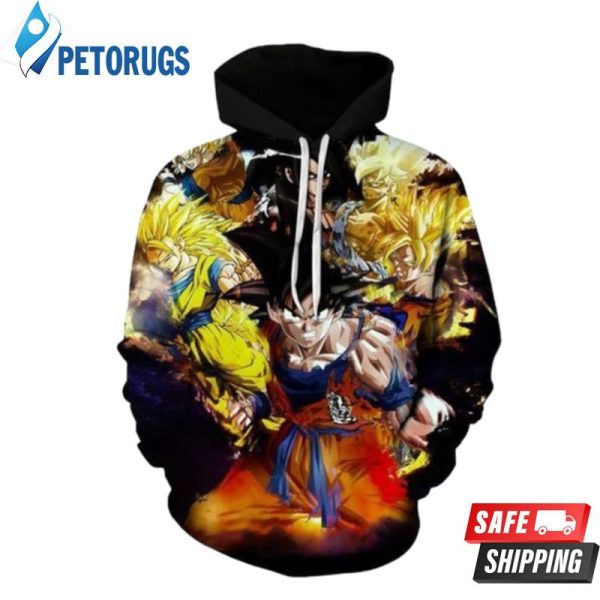 New Angry Dragon Ball 3D Hoodie