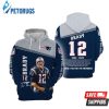 New England Patriots 12 3D Hoodie