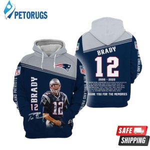 New England Patriots 12 3D Hoodie