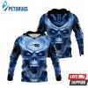 New England Patriots Skull 3D Hoodie