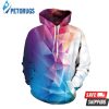 New Gradient Diamond Geometry 3D Hoodie