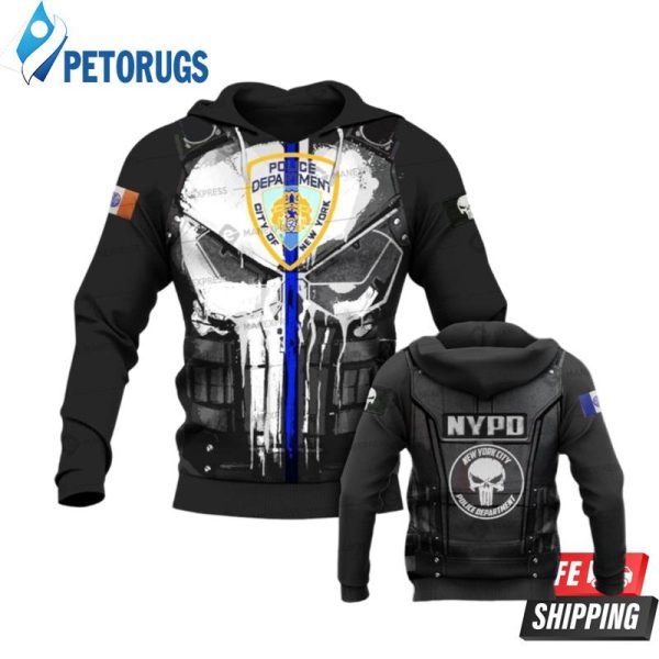 New York City Police Department 3D Hoodie