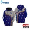 New York Giants Nfl Football Blue Gray New York Giants 3D Hoodie