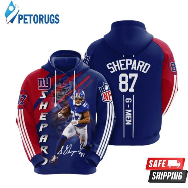 New York Giants Sterling Shepard 3D Hoodie