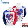 New York Giants Vs New York Yankees 3D Hoodie