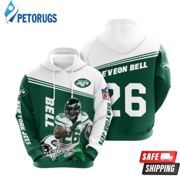 New York Jets 3D Hoodie