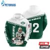 New York Jets Joe Namath 12 3D Hoodie