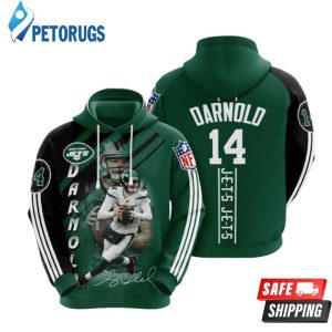 New York Jets Sam Darnold 3D Hoodie