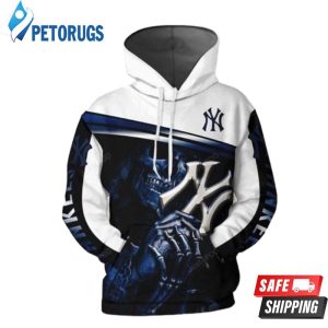 New York Yankees Nfl Football Mlb Skull New York Yankees New York Yankees 3D Hoodie