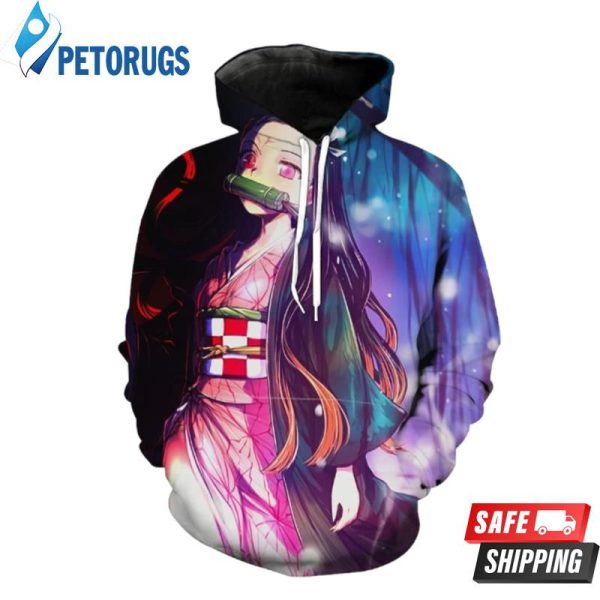 Nezuko Emon Nezuko Demon Slayer 3D Hoodie