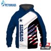 Nfl Dallas Cowboys American Flag 3D Hoodie