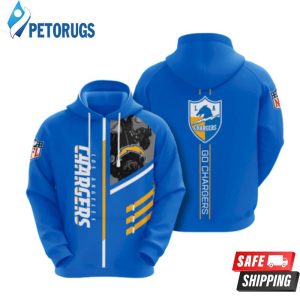 Nfl Los Angeles Chargers 3D Hoodie