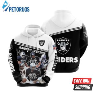 Oakland Raiders Nfl 3D Hoodie