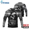 Oakland Raiders Santa Skull 3D Hoodie