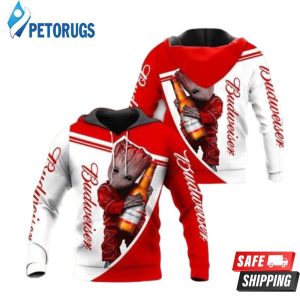 Official Budweiser Beer 3D Hoodie