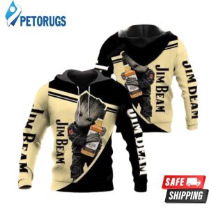 Official Jim Beam Bourbon Whiskey 3D Hoodie