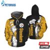 Official N F L Pittsburgh Steelers Custom Graphic 3D Hoodie