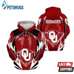 Oklahoma Sooners Football 3D Hoodie